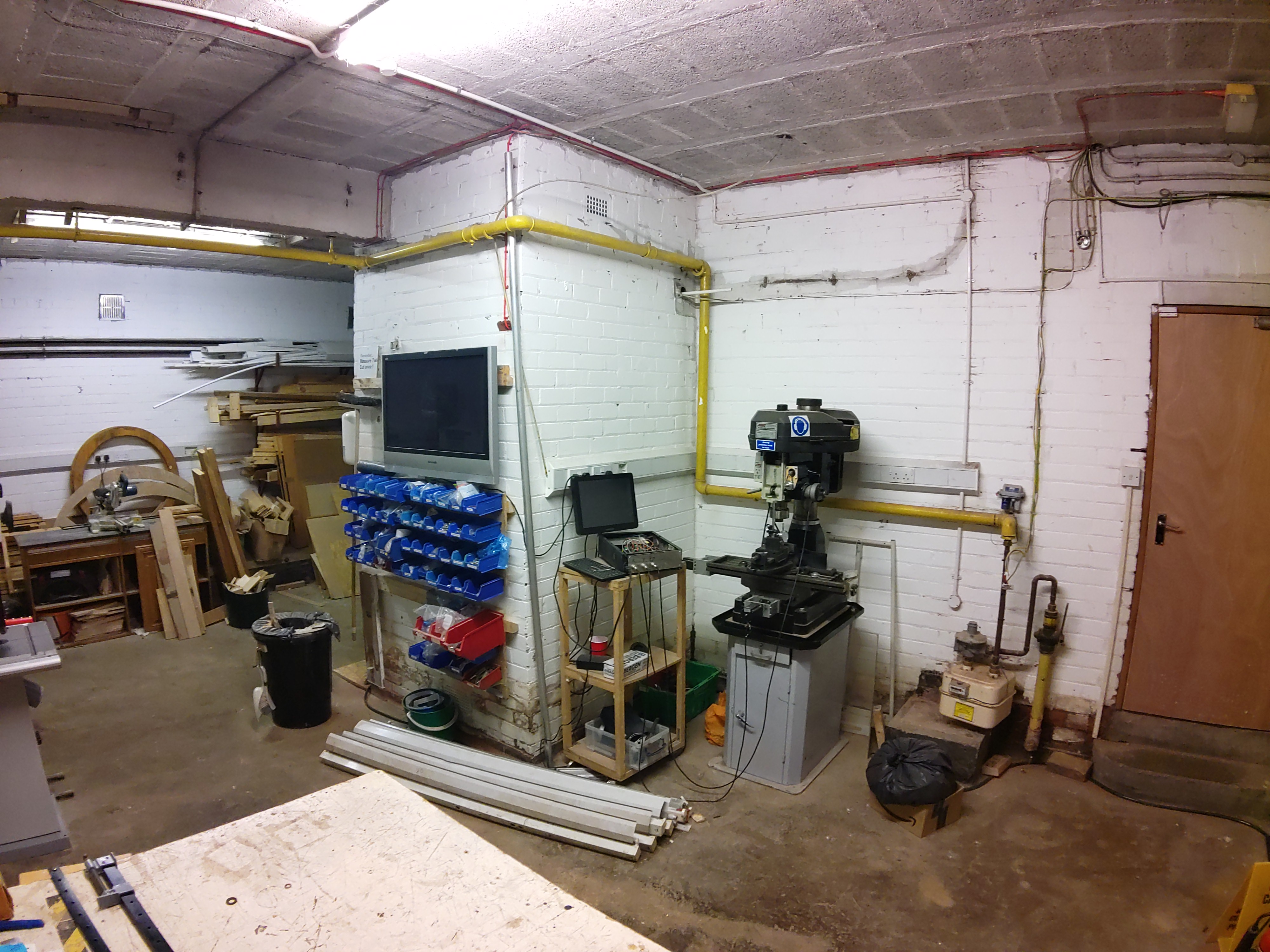 CNC mill and storage